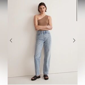 Madewell Baggy Straight Jeans in Olvera Wash 25p